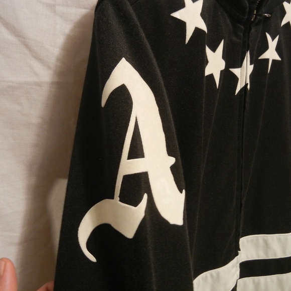 Adidas Men's Zip Up Sweatshirt Amazing Details, One of a Kind - Picture 5 of 6